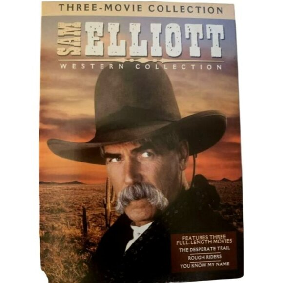 Sam Elliott DVD - 3 Movies: The Desperate, Trail Rough Riders. You Know My Name - Picture 1 of 2